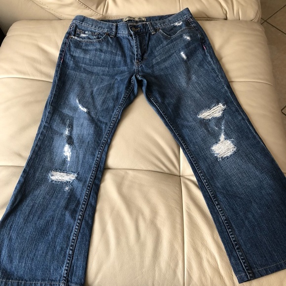 Pink crop jeans - Picture 1 of 4